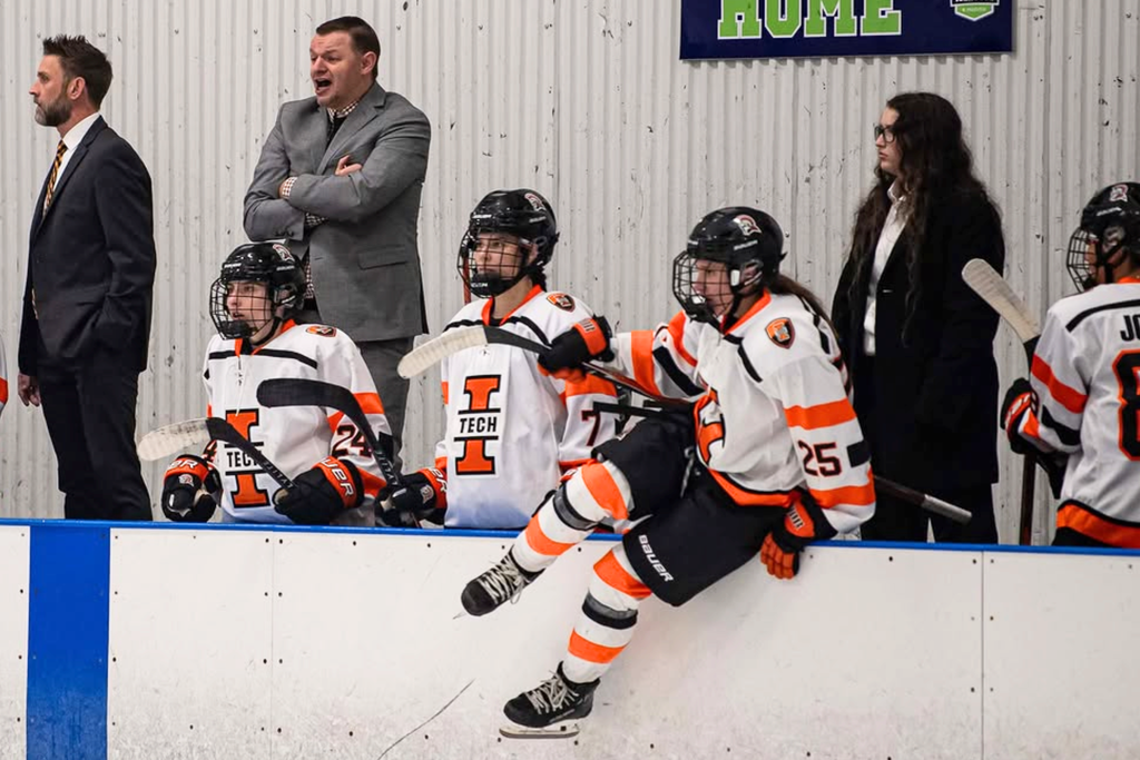 Head Coach Michael O'Grady of the Australia U18 Women’s Ice Hockey team.